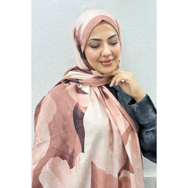 Desenli Bambu Şal 039G